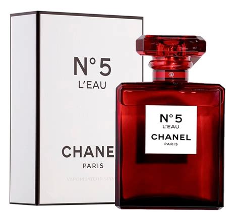 chanel no 5 l eau red edition|3.4 oz chanel no 5.